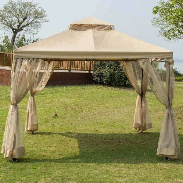 Multipurpose Full Mesh Folding Gazebo Tent image 0