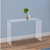 Perfect Dealz Crystal Clear Glass Console Accent Table