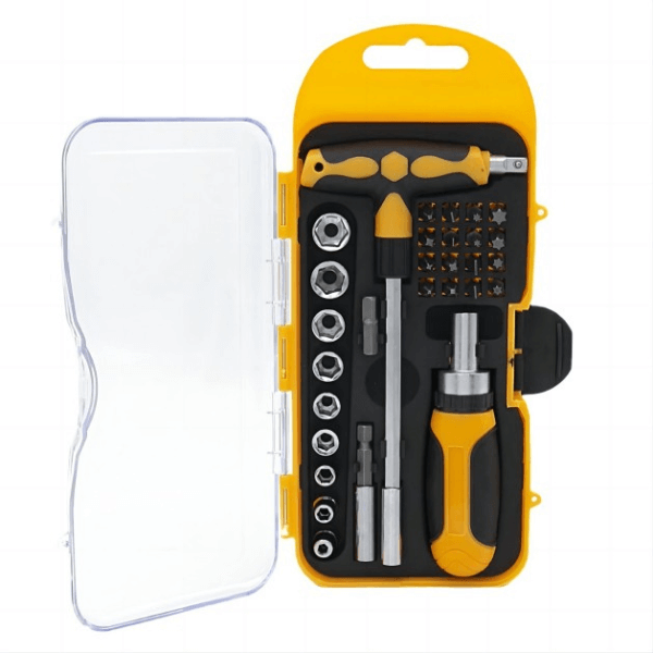 Perfect Dealz 29 Piece Ratchet Screwdriver Socket Wrench Combination Set