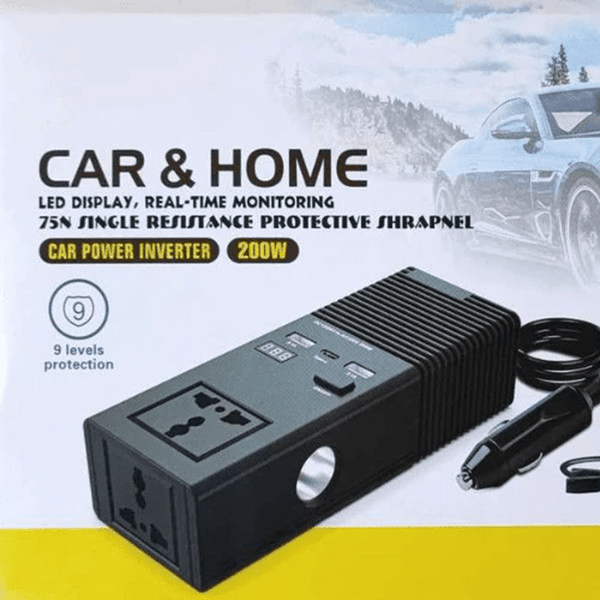 Perfect Dealz 200W Dual Port Car Inverter