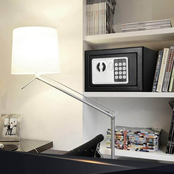 Electronic Digital Metal Safe Box with Keys image 0