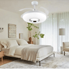 Modern White LED Ceiling Fan Light image 0