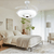 Perfect Dealz Modern White LED Ceiling Fan Light