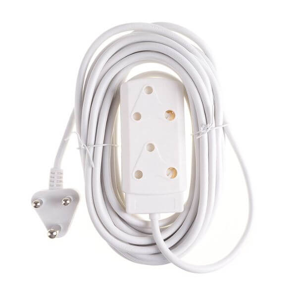 Perfect Dealz 20M 2 Socket Electric Extension Cord