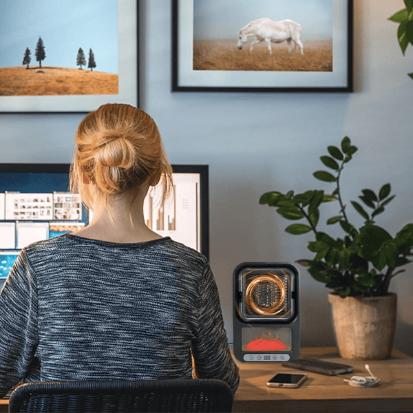 Compact Desktop Portable Fan Heater image 2