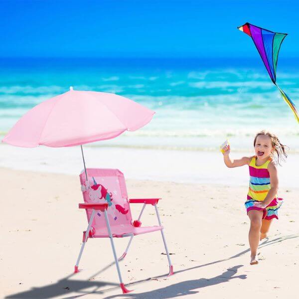 Childrens Camping Chair With Umbrella image 0