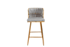 Perfect Dealz Luxe Velvet High-Back Bar Stool