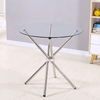 Perfect Dealz Clear View Round Glass Dining Table