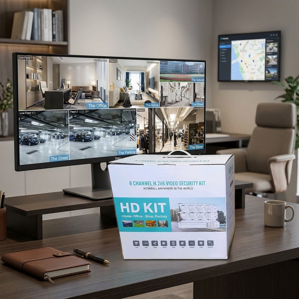 8-Channel H.265 5MP HD Video Security Kit