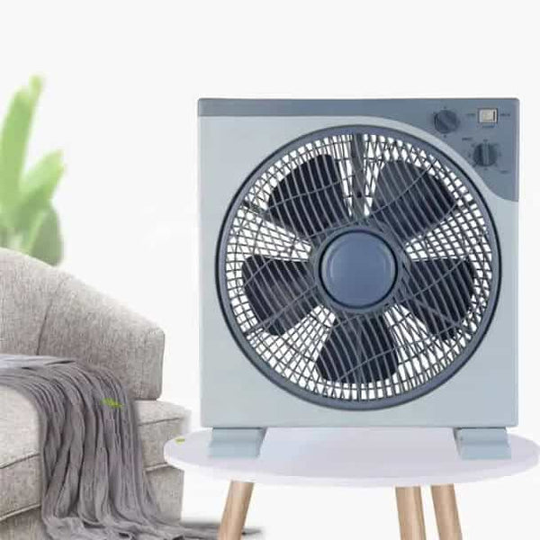 Perfect Dealz Condere 12'' Box Fan (3 Speed and Timer and Oscillating)