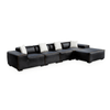 Modern Modular Sectional Sofa featuring sleek design and comfortable cushions.