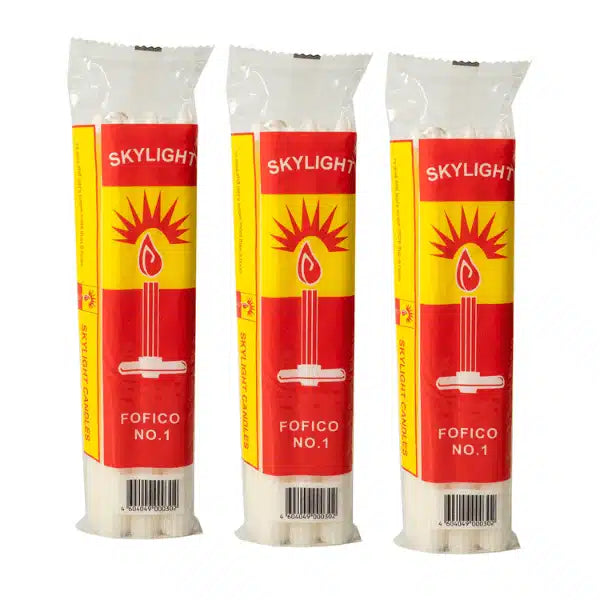 Perfect Dealz 6 Piece x 25 Pack White Candles
