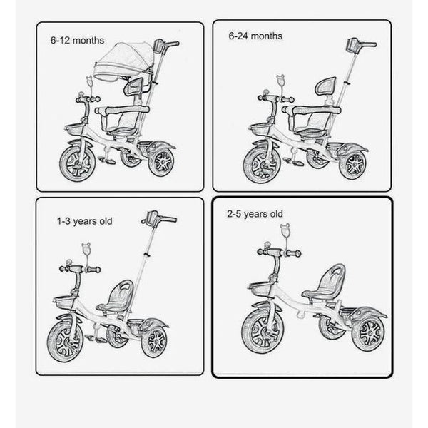 3-in-1 Convertible Stroller Trike image 2