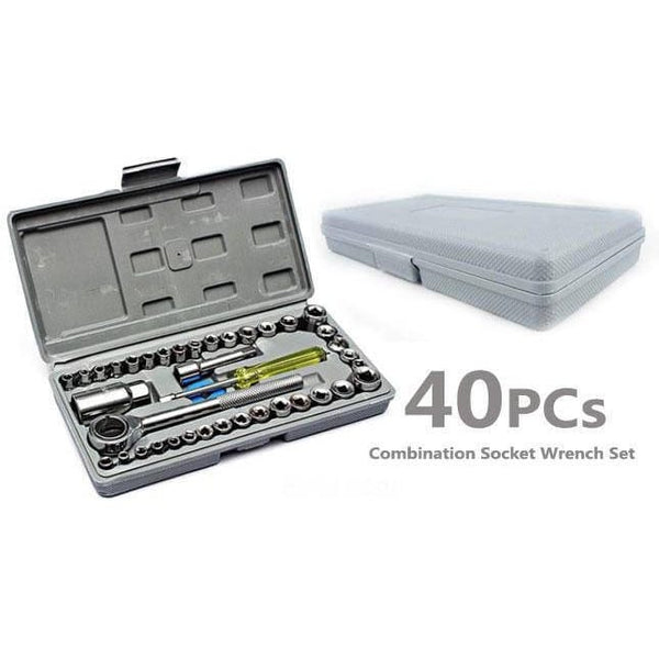 40 Pcs Combination Socket Wrench Set image 4