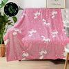 Glow in The Dark Pink Unicorn Blanket image 2