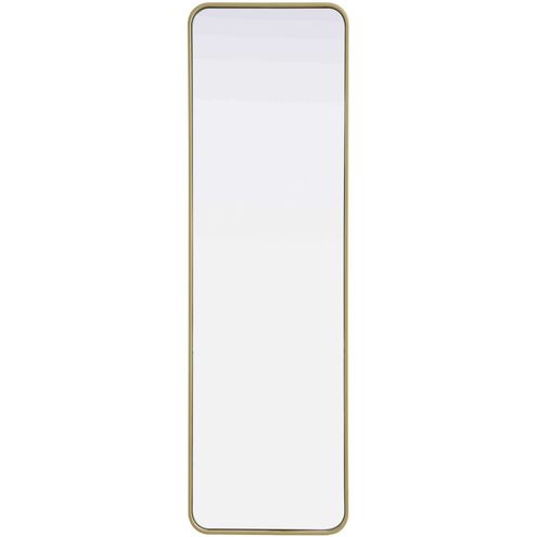 Full Length Leaner Floor Mirror with minimalist frame, perfect for brightening and enhancing room space.