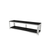 Perfect Dealz Tempered Glass & Steel Accents TV Stand