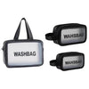 Perfect Dealz Set of 3 Transparent Cosmetic Wash Bag