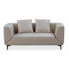 Convertible Sleeper Couch featuring a modern design with two pillows for added comfort.