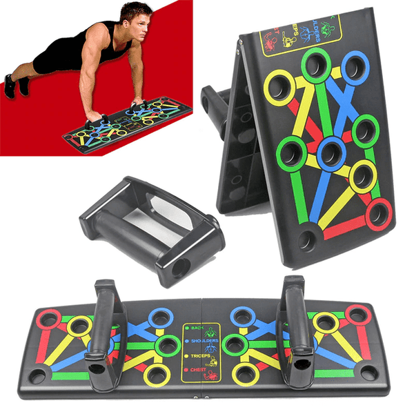 Foldable Push Up Exercise Board System image 1