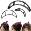 Bumpits Hair Volumizer shown in three sizes to create instant volume and height for hairstyles.