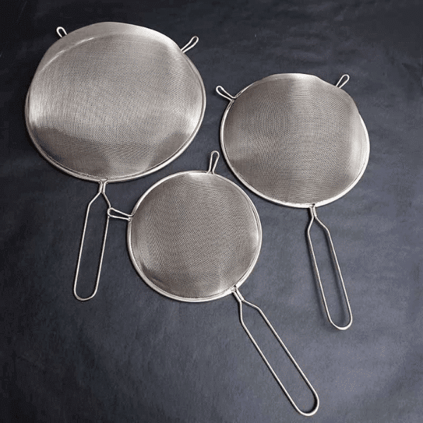 Perfect Dealz Heavy-Duty Stainless Steel Honey Filter with Ergonomic Handle