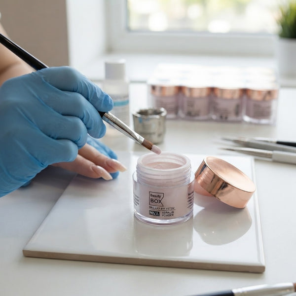 Pink Nude White Acrylic Nail Powder