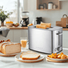 Perfect Dealz Stainless Steel 2 Slice Pop Up Toaster
