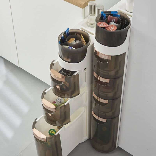 3 Tiers Slim Bathroom Storage Cabinet image 0
