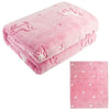 Glow in The Dark Pink Unicorn Blanket image 1