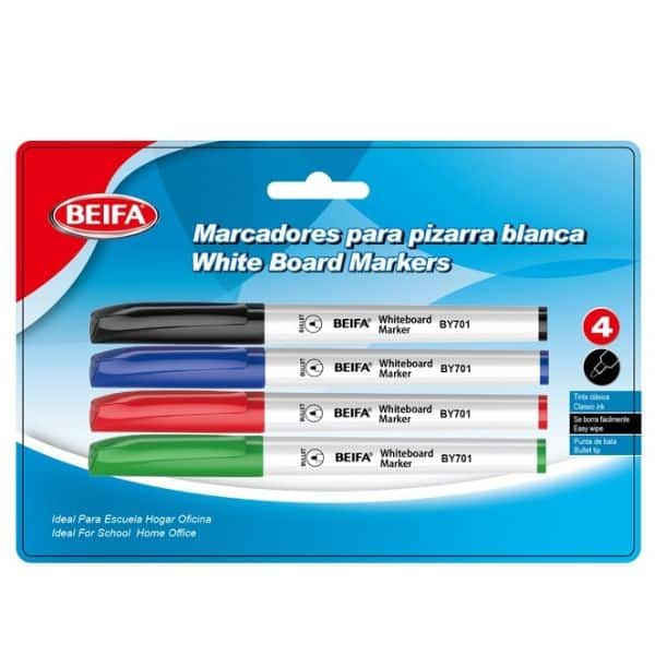 Perfect Dealz Four Fast Drying Whiteboard Markers