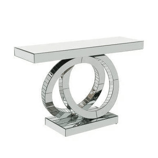 Perfect Dealz Silver Luxe Modern Console Table