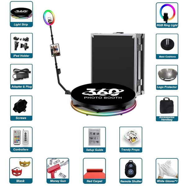 360 Rotating Selfie Photo Booth Machine image 1