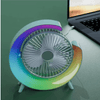 Perfect Dealz Colorful Marquee USB Rechargeable Fan