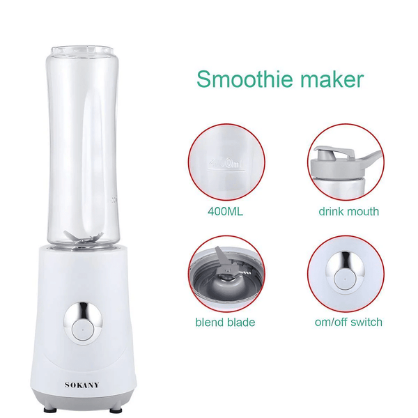 Perfect Dealz 260W Mini Smoothie Maker with Powerful Motor