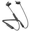Bluetooth Headphones Wireless Neckband Headset in black with microphone and control panel.