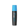 12 pcs Single Colour Pack of Highlighters Blue - blue highlighter with a black body and cap.