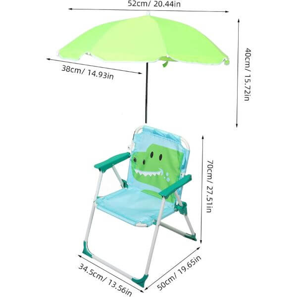 Childrens Camping Chair With Umbrella image 2