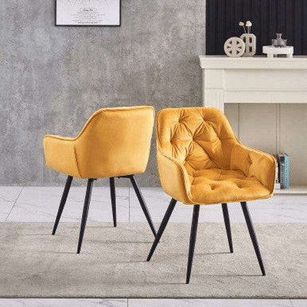 Perfect Dealz Velvet Luxe Dining Chair