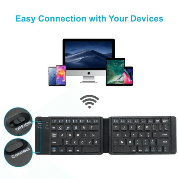Perfect Dealz Portable Wireless Folding Keyboard