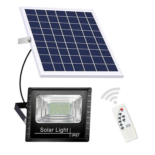 100W Solar Panel and Flood Light image 1