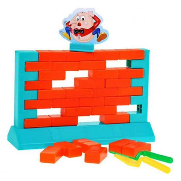 Kids Brick Game features colorful bricks and a playful character, promoting motor skills and fun gameplay for children.