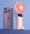 Perfect Dealz Portable Digital Display Mini Handheld Fan