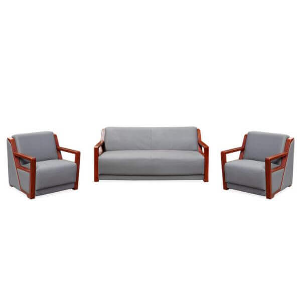 Perfect Dealz Wood Frame Workspace Office Sofa Set