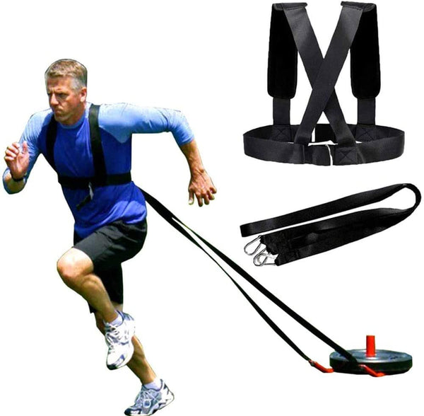 Perfect Dealz Heavy Duty Sled Workout Harness Snow Tire Pulling Strap