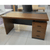 Compact Executive 3 Drawer Work Desk with spacious tabletop and built-in storage for home office.