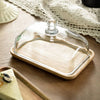 Wooden Cheese Board with Acrylic Cover
