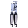 Heavy-Duty Polished Stainless Steel Manual Can Opener with ergonomic handles for easy can opening.
