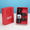 Stainless Steel Vacuum Flask and Cup Set