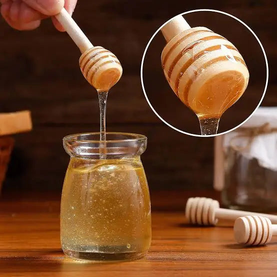 Mini Wooden Honey Dipper Stick
